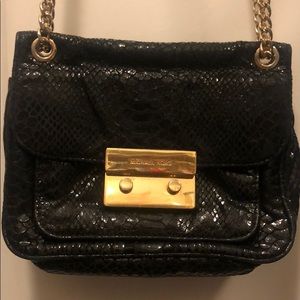 MK animal embossed crossbody